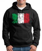 Italien Vintage Flagge Fahne Kapuzenpullover 