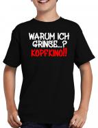 Warum ich grinse? Kopfkino T-Shirt Lustig Spass 