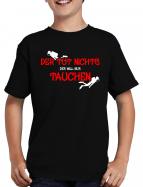 Der tut nichts, der will nur tauchen T-Shirt Sprche Fun 