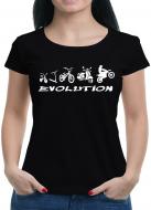 Evolution Zweirad T-Shirt Sprüche Nerd Fun 