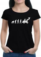 Evolution Radlader T-Shirt Sprüche Spass Nerd 