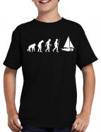 Evolution Segeln T-Shirt Sprche Boot Schiff Fun 