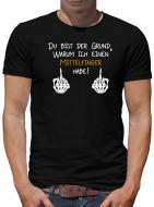 TShirt-People Mittelfinger T-Shirt Herren 