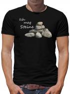 TShirt-People Ich mag Steine T-Shirt Herren L