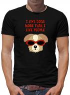 TShirt-People I like dogs... T-Shirt Herren 