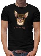 TShirt-People Cute but crazy Chihuahua T-Shirt Herren 