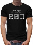 TShirt-People Mein Hund hört aufs Wort T-Shirt Herren 