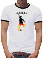 TShirt-People Eat, sleep, play Kontrast T-Shirt Herren 
