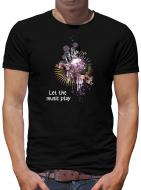 TShirt-People Let the music play T-Shirt Herren 
