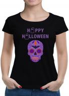 TShirt-People Happy Halloween lilac Skull T-Shirt Damen 