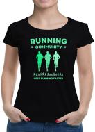 TShirt-People Running Community T-Shirt Damen 