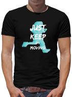 TShirt-People Just keep on moving T-Shirt Herren 
