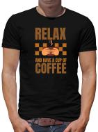 TShirt-People Relax and have a coffee T-Shirt Herren 