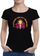 TShirt-People Tattoos are my Theapy T-Shirt Damen 