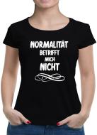TShirt-People Normalität betrifft mich nicht T-Shirt Damen 