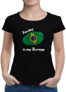 TShirt-People Traveling is my Therapy Brasilien T-Shirt Damen 