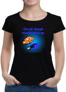 TShirt-People Just keep swimming T-Shirt Damen 