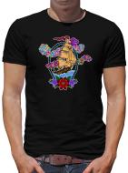 TShirt-People Boat Flower T-Shirt Herren 