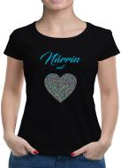 TShirt-People Närrin mit Herz T-Shirt Damen 