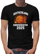 TShirt-People Basketball Europameister Deutschland 2025 T-Shirt Herren 
