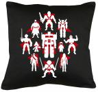 Plastic Heroes Kissen mit Füllung 40x40cm 