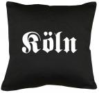 Köln Schrift Kissen mit Füllung 40x40cm 