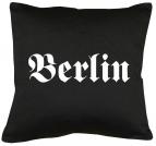Berlin Schrift Kissen mit Füllung 40x40cm 