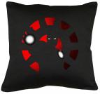 Iron Shadow Kissen mit Füllung 40x40cm 