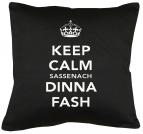 Keep calm and Sassenach Kissen mit Füllung 40x40cm 