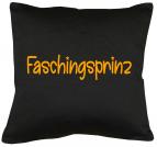 Faschingsprinz Kissen mit Füllung 40x40cm 