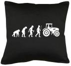 Evolution Traktor Kissen mit Füllung 40x40cm 