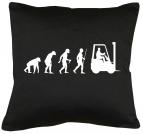 Evolution Gabelstapler Kissen mit Füllung 40x40cm 