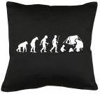 Evolution Zelten Kissen mit Füllung 40x40cm 