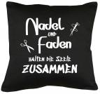 Nadel und Faden halten Seele Kissen mit Füllung 40x40cm 