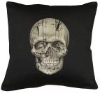 Totenkopf Skull Kissen mit Füllung 40x40cm 