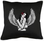 La Catrina Engel Kissen mit Füllung 40x40cm 