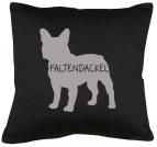 Faltendackel Kissen mit Füllung 40x40cm 