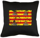 Flagge Ibiza Kissen mit Füllung 40x40cm 