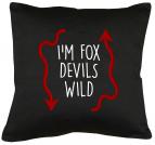 I´m Fox Devils wild Kissen mit Füllung 40x40cm 