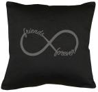 Friends forever Kissen mit Füllung 40x40cm 