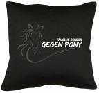 Tausche Bruder gegen Pony Kissen mit Füllung 40x40cm 