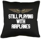 Still playing with Airplanes Kissen mit Füllung 40x40cm 