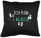 Ich bin 1. Klasse Kissen mit Füllung 40x40cm 