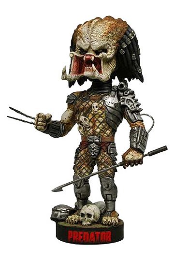 Predator Head Knocker Wackelkopf-Figur Predator with Spear 23 cm