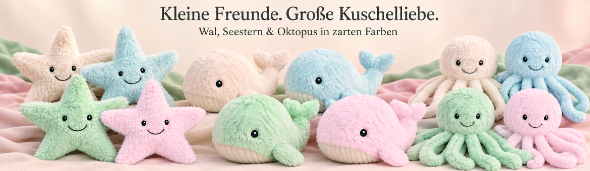 Banner Kuscheltiere